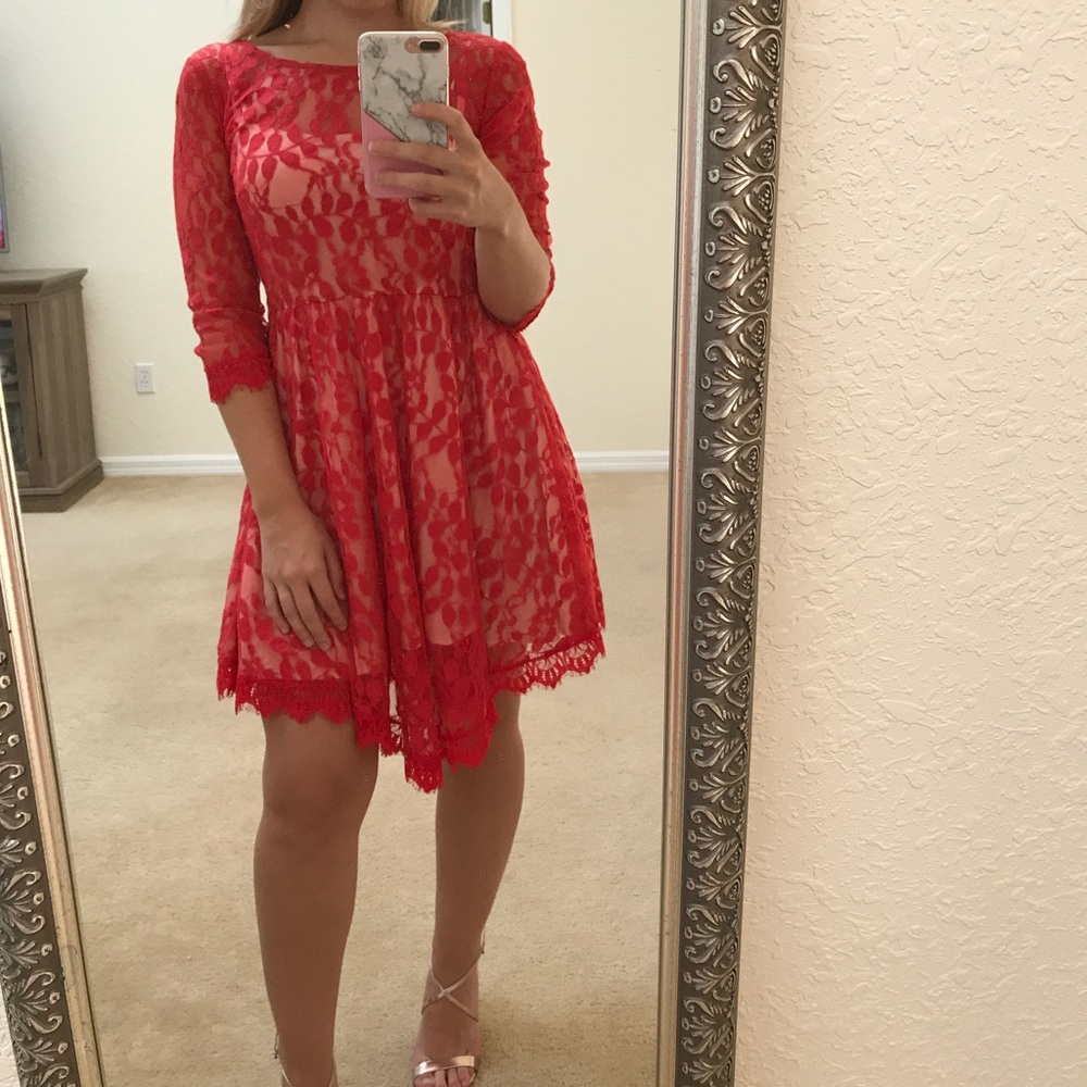 Red dress