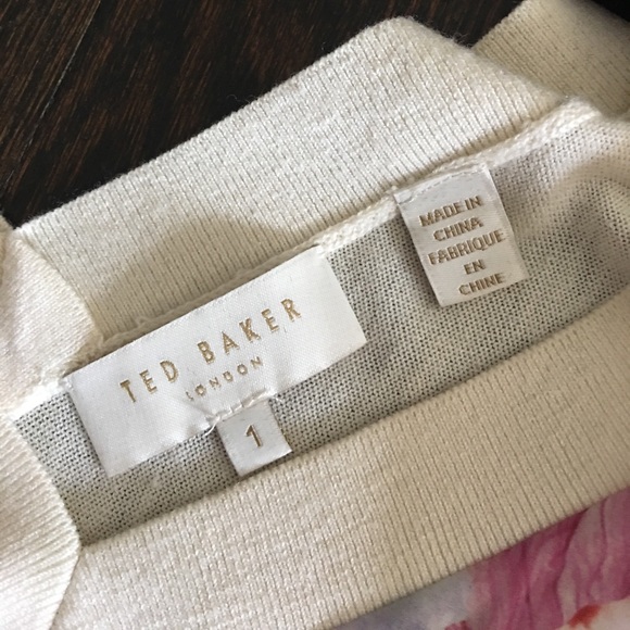 Ted Baker Floral Women's Sweater/shirt top - Picture 3 of 5