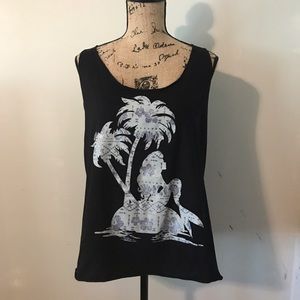 Disney Little Mermaid Silhouette Tank Top