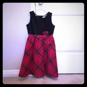 Girls Christmas dress, size 8, wore once