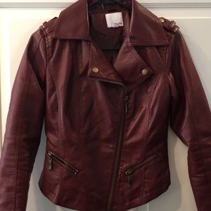 Super cute Leather-like Jacket