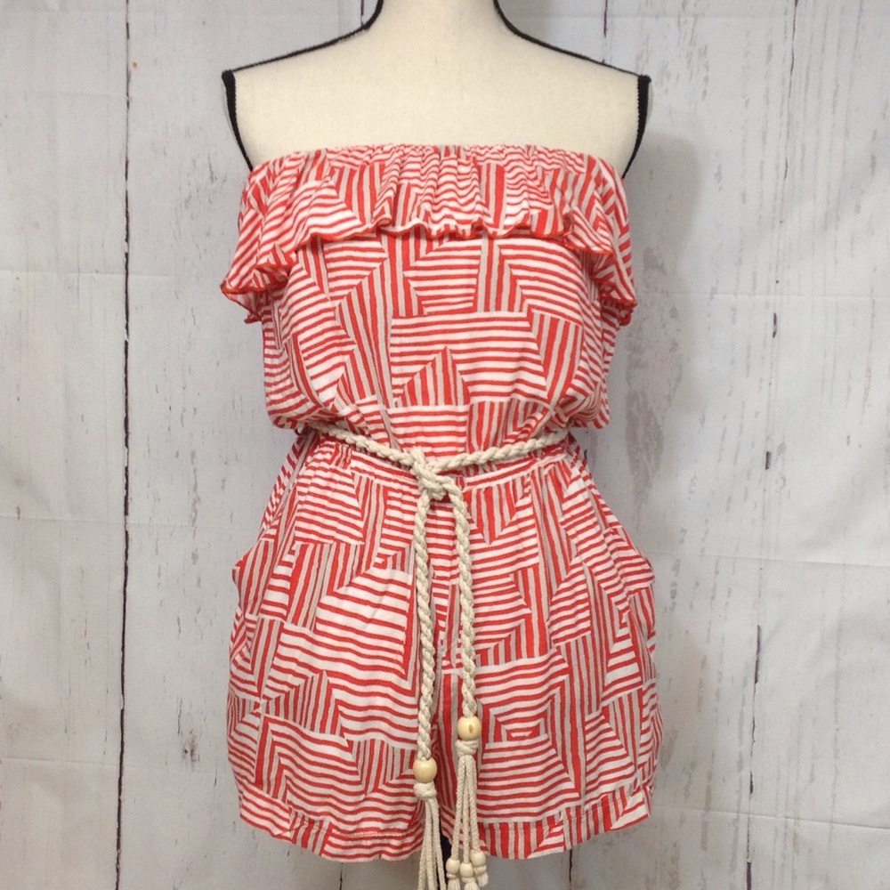 Mind Code Strapped Large Woman's Romper
