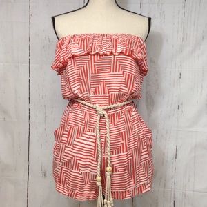 Mind Code Strapped Large Woman's Romper