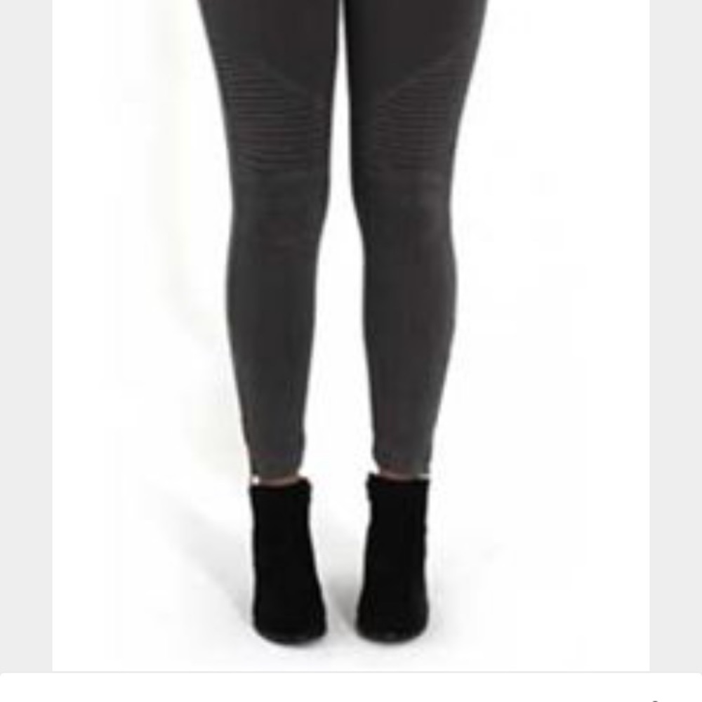 Grey Beulah moto legging