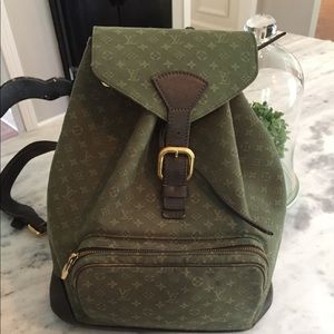Louis Vuitton Mini Lin Canvas Montsouris Backpack