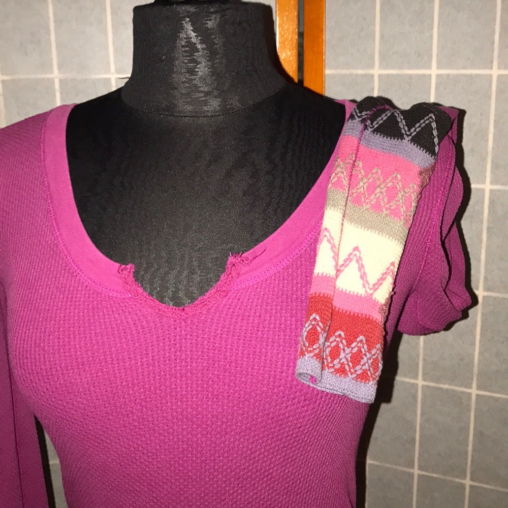 Free People thermal shirt