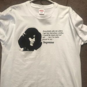 SUPREME MEAN TEE EUC