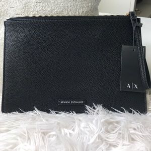 Armani Exchange | Black Wristlet