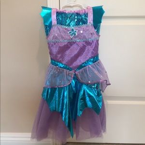 Girls mermaid costume, size 5-6, like new