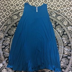 Royal blue tank dress