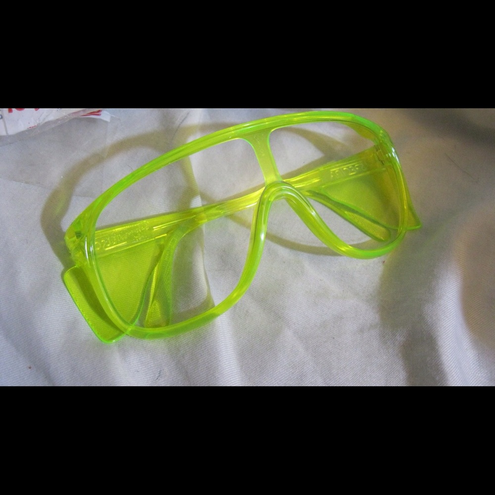 Yellow clear glasses