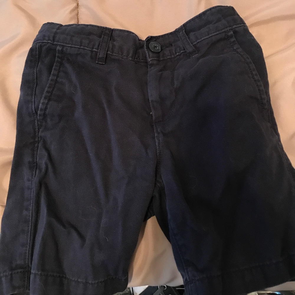Boys navy shorts size 4