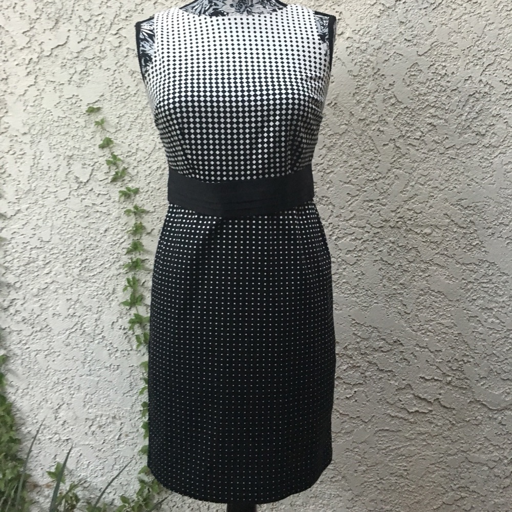 ANN TAYLOR Beautiful black and white dress