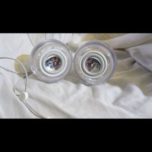 Clear bubble speakers