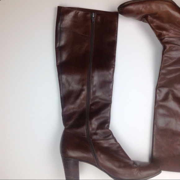 Salvatore Ferragamo Vintage Leather Boots Made in Italy - Picture 5 of 13