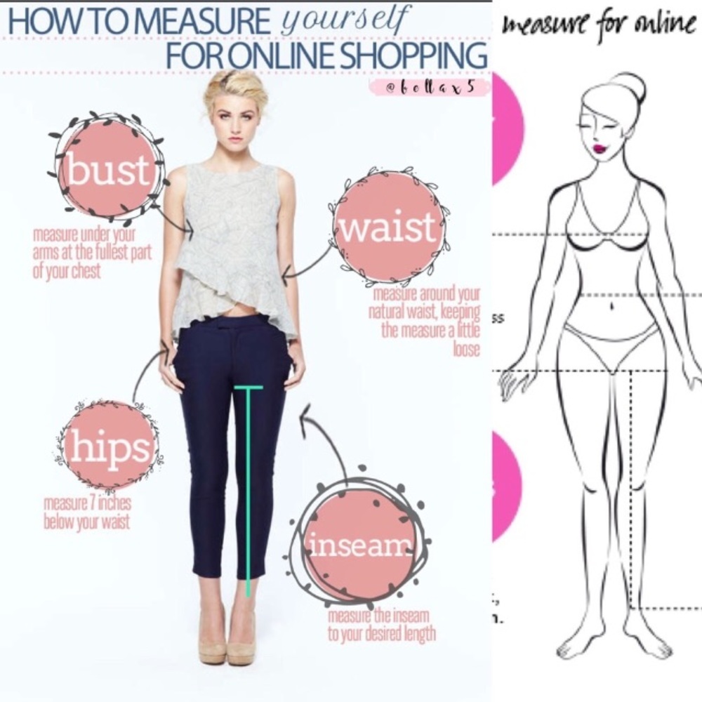 Sizing guide for online shopping 🛒