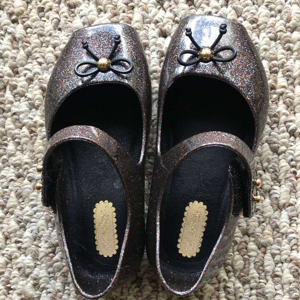 Mini Melissa jelly dress shoes size 7 toddler