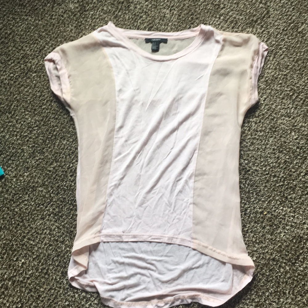 Forever 21 top with see through finish
