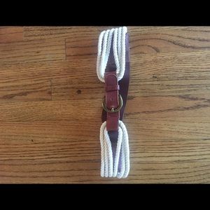 High waisted rope belt
