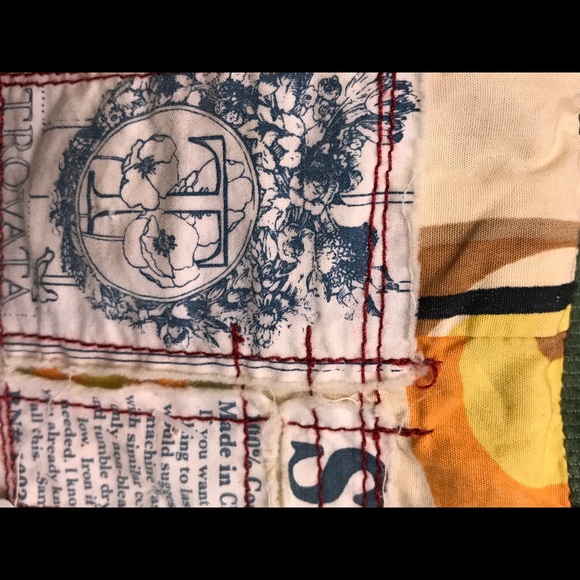 TROVATA Unique Green Blazer Blue Buttons Small - Picture 6 of 8