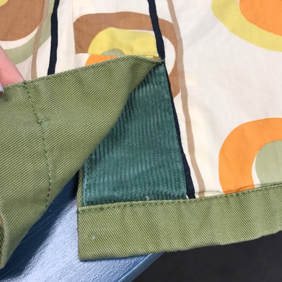 TROVATA Unique Green Blazer Blue Buttons Small - Picture 8 of 8