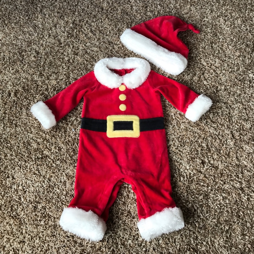 NWOT!!! 2 piece Santa outfit by First Impressions
