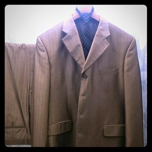 Men silver/grey suit