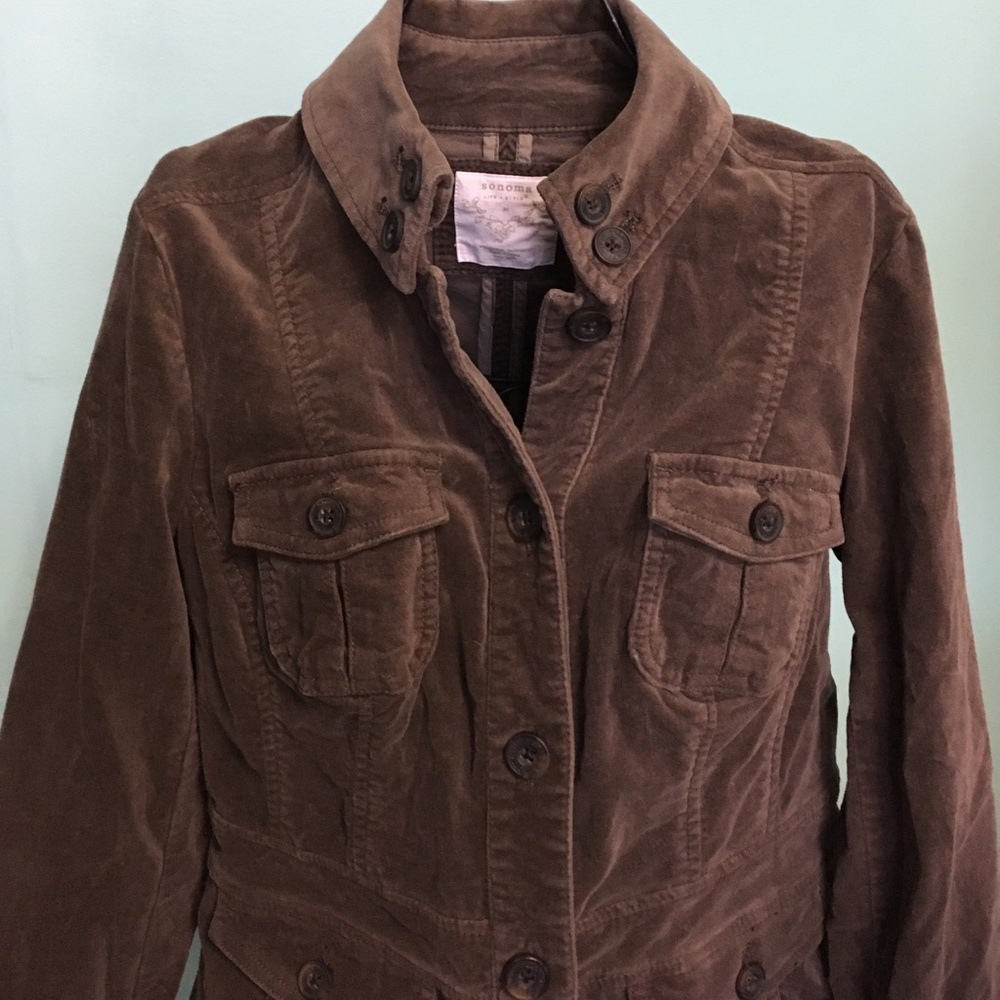 Sonoma Velvet Cargo Jacket - Medium