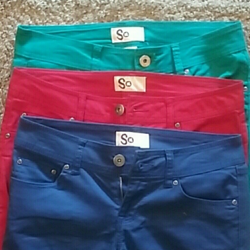 SO jeggings in 7 & 9 juniors