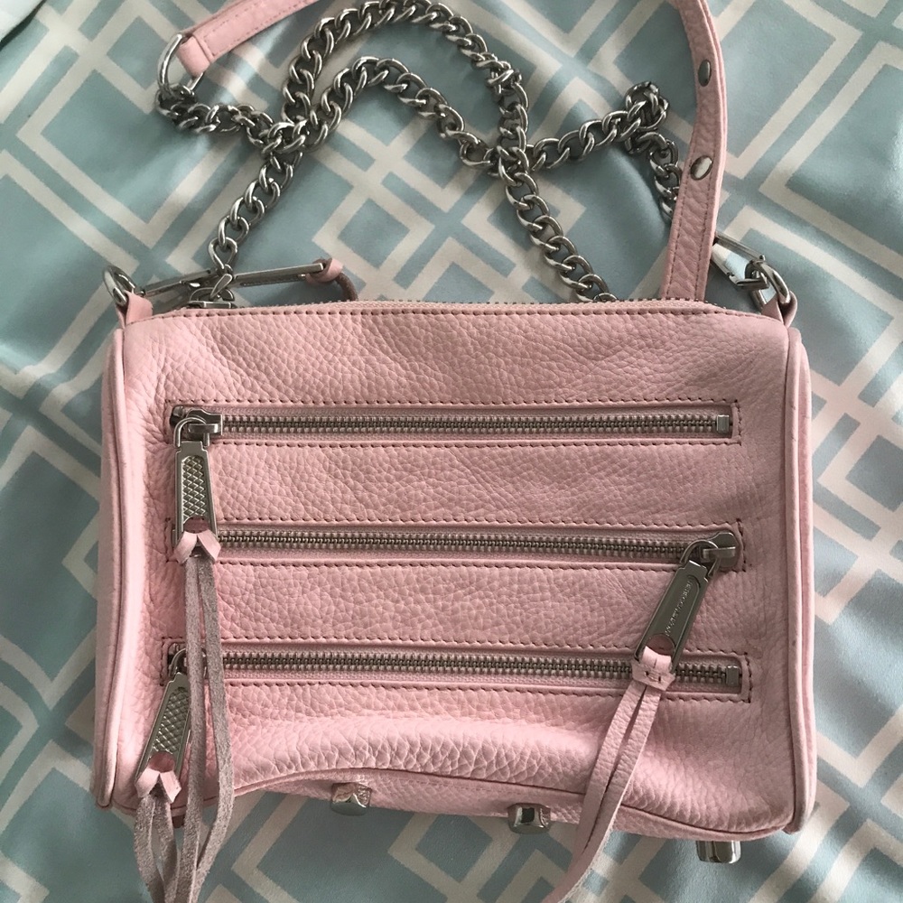 Rebecca Minkoff mini Moto pink