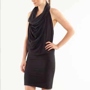Lululemon reversible cotton jersey halter dress