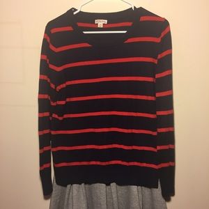 Navy & Red Striped Merona Sweater