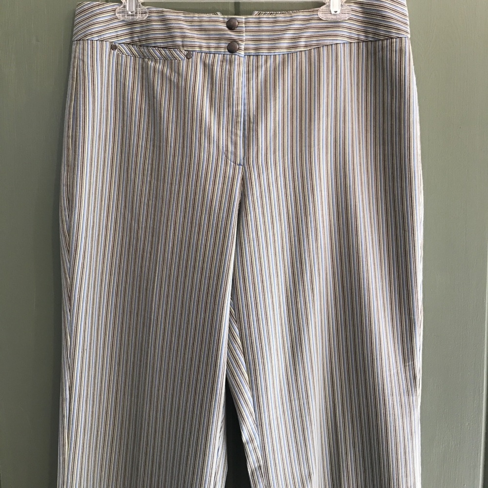 R. Q. T.  Striped pants