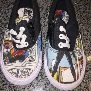 MArvel deck shoes Spider-Man