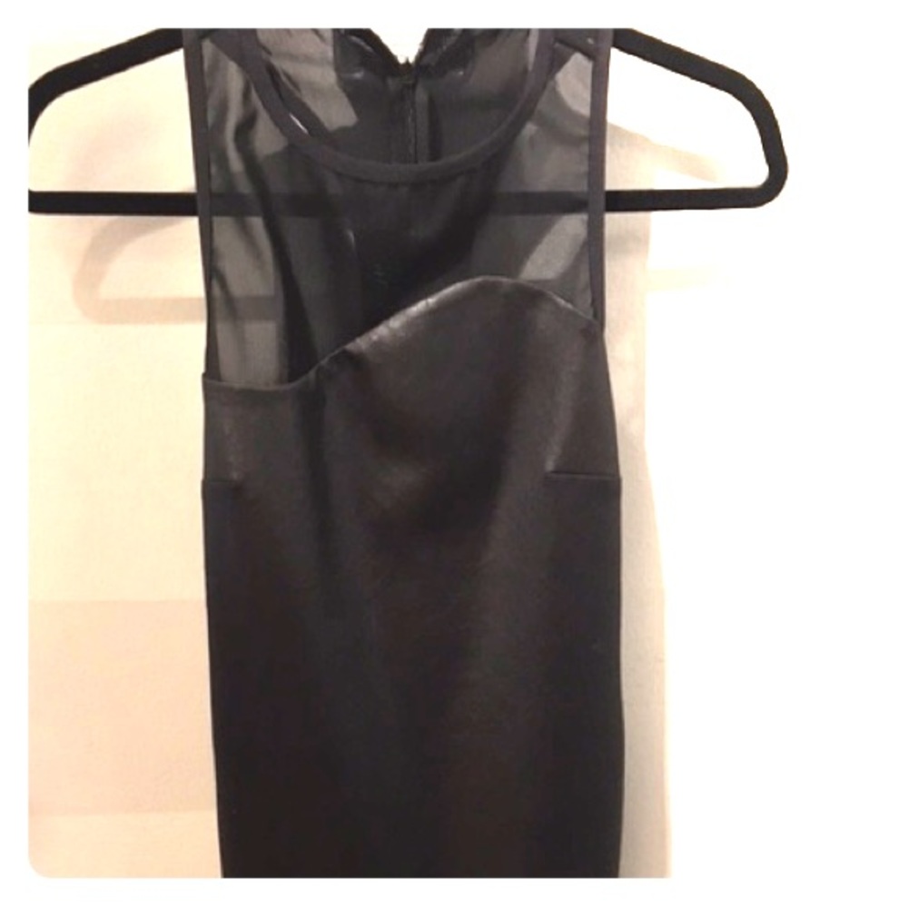 Bec & bridge magma black mini dress