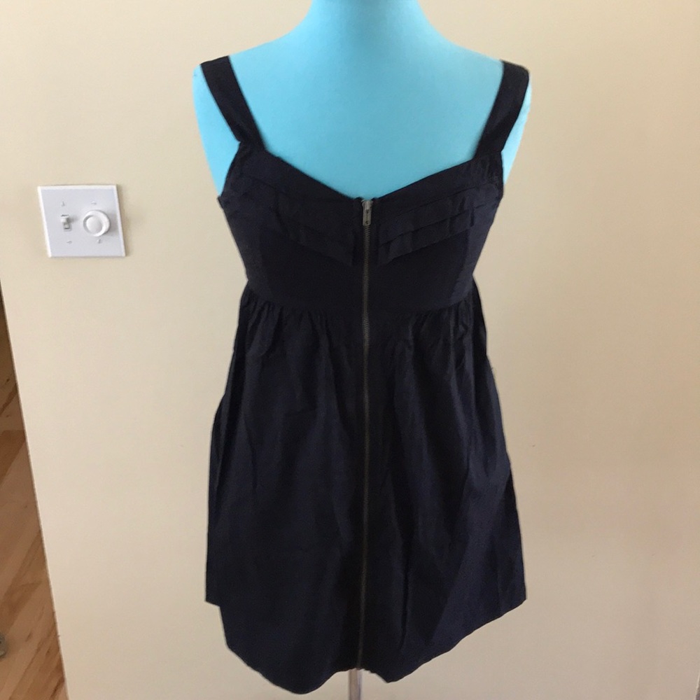 Navy Zip Dress