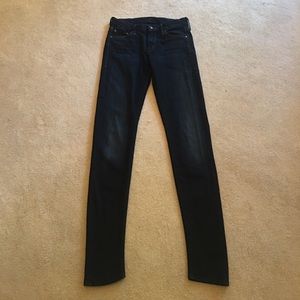 Dark blue skinny jeans