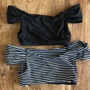 OFF THE SHOULDER BIKINI TOPS