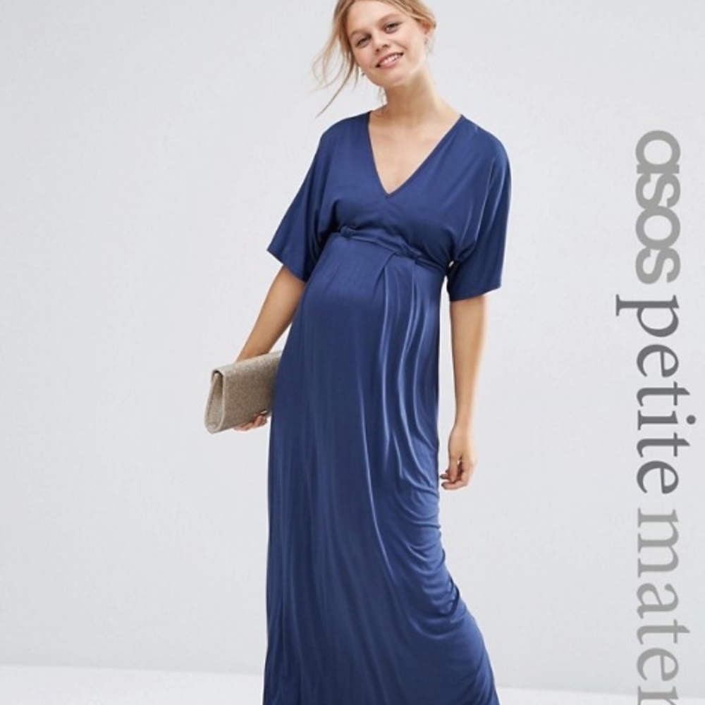 ASOS maternity petite kimono maxi dress