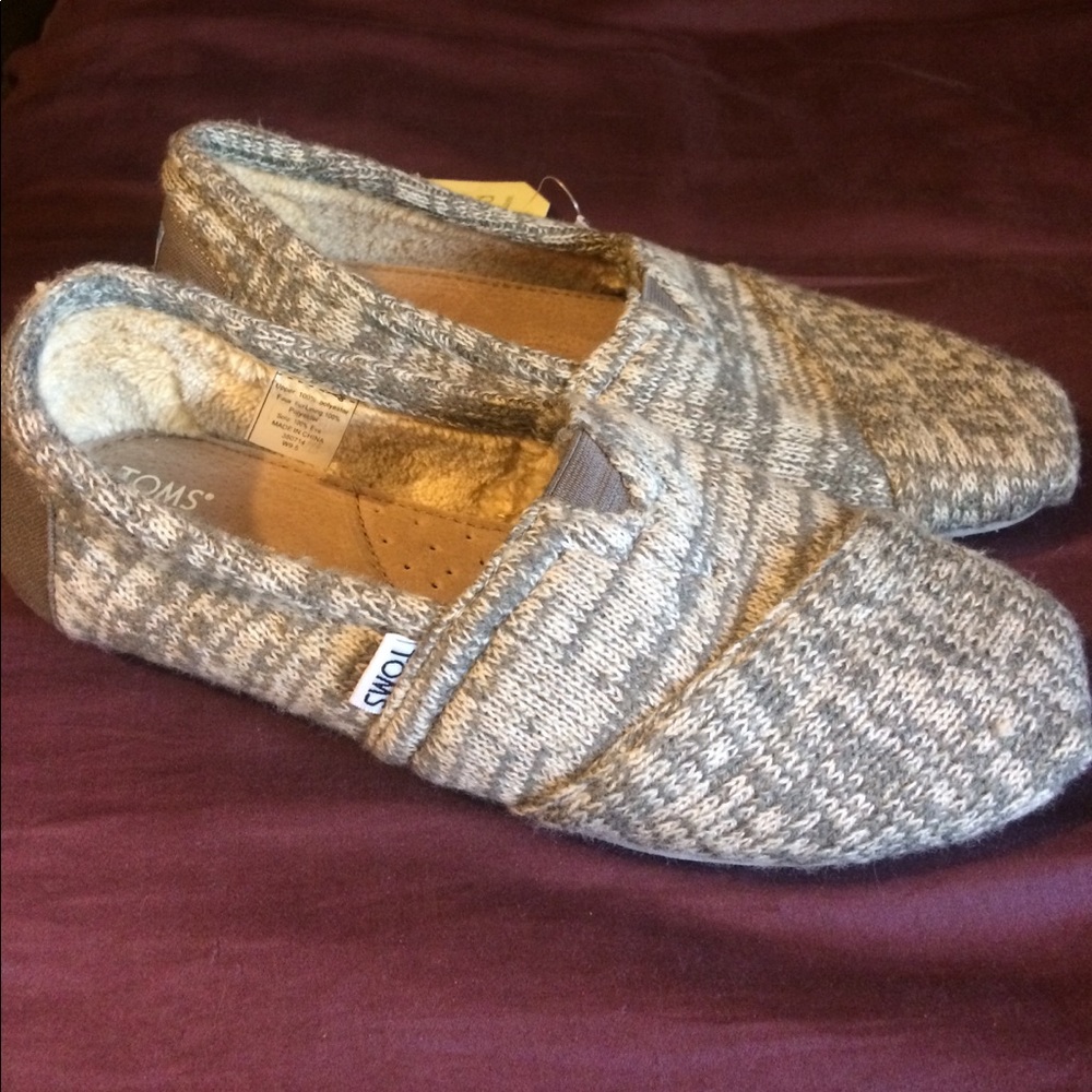 Fur Lined Toms Shoes