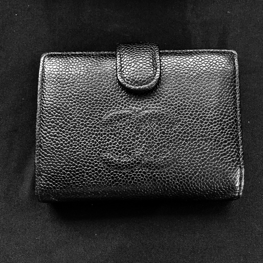 Chanel Bifold Black Caviar Wallet