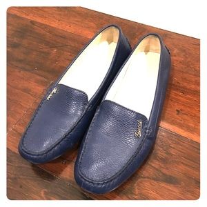 Navy Blue Gucci Loafers Size 36.5 or 6.5 EUC