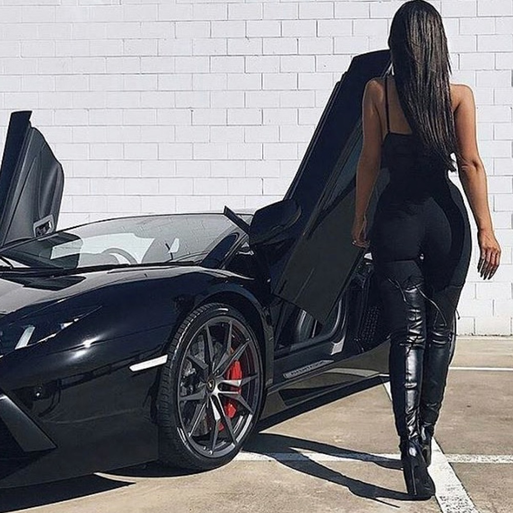 Black jumpsuit long