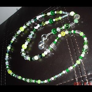 Handmade Crystal Beaded Lanyard