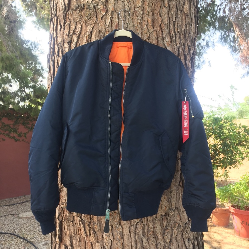 ALPHA INDUSTRIES, BOMBER JACKET, NEVER WORN!