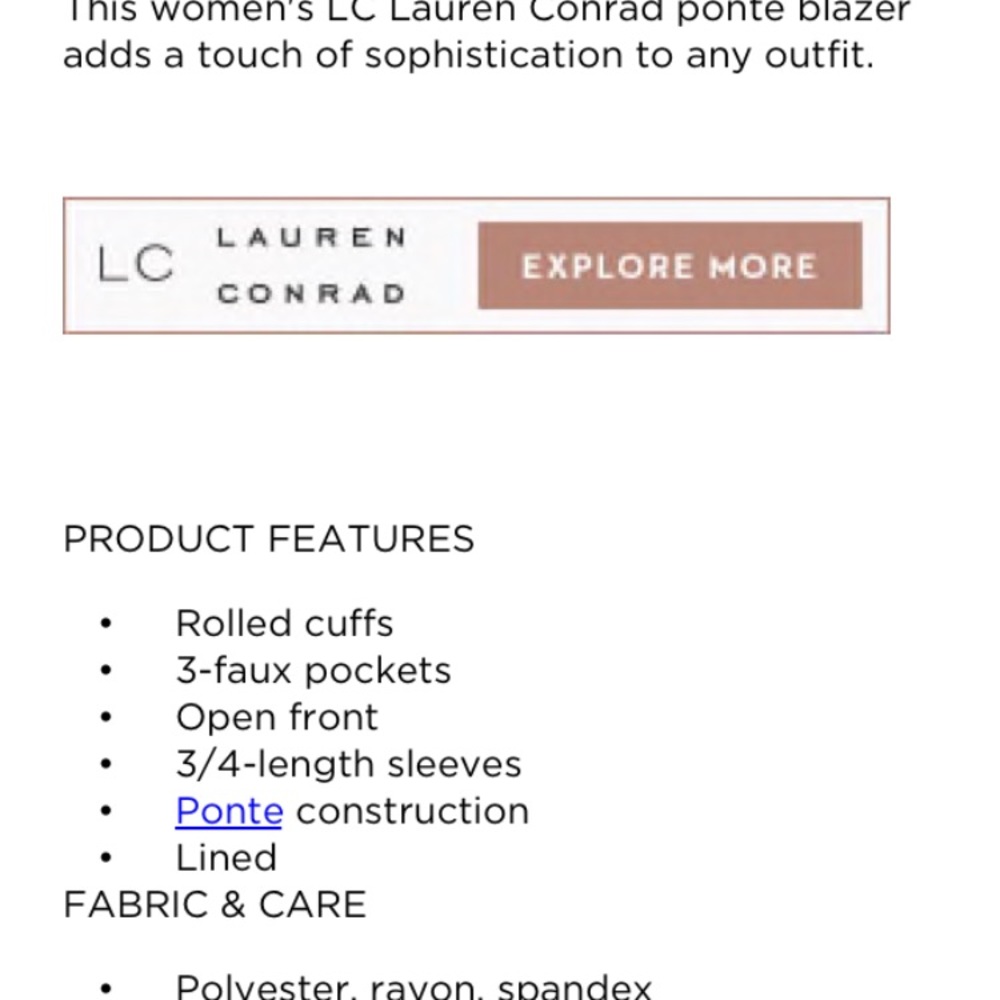 Lauren Conrad Blazer - Picture 4 of 4