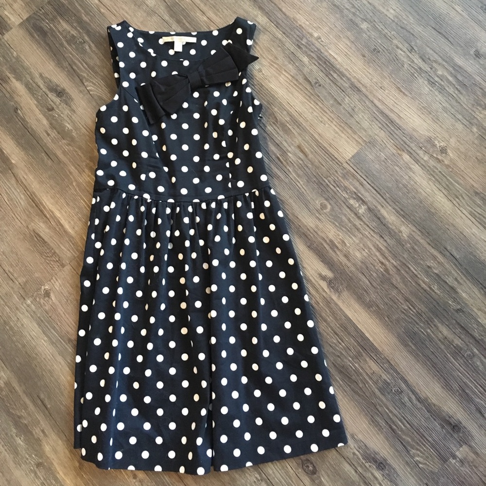 Sleeveless LC Polka Dot with Bow Dress | Sz 6