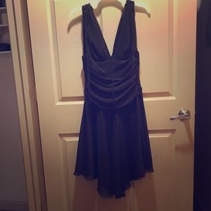 Brown special occasion dress.