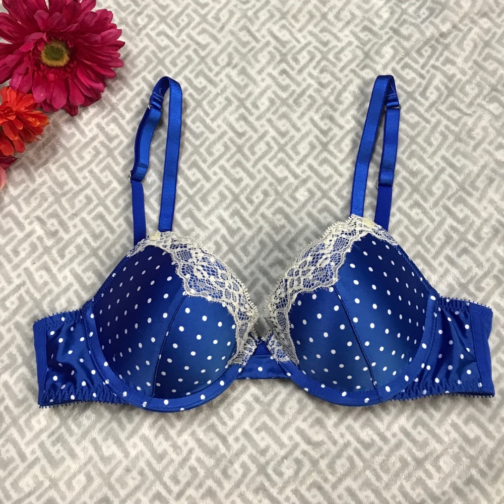 Lace Polka dot bra