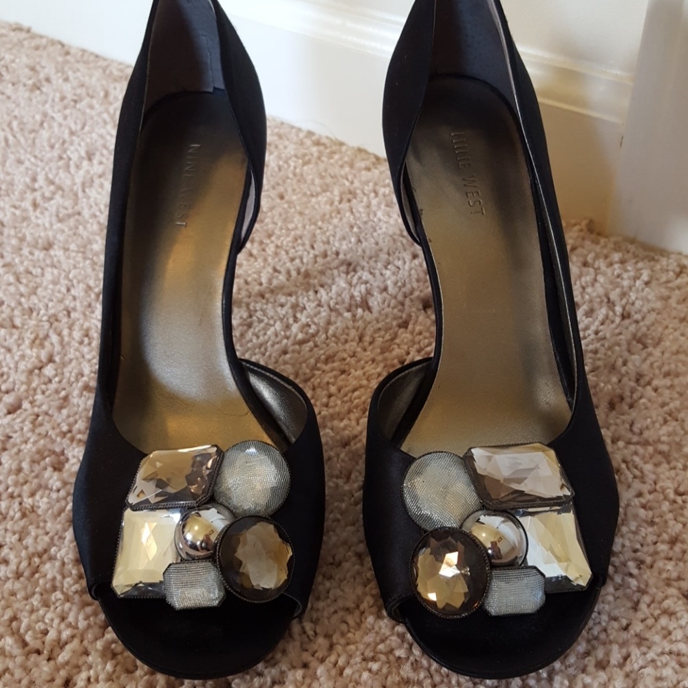 MOVING SALE! Nine West Open Toe Pumps